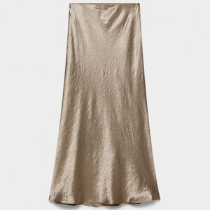 Babaton Slip Satin Maxi Skirt